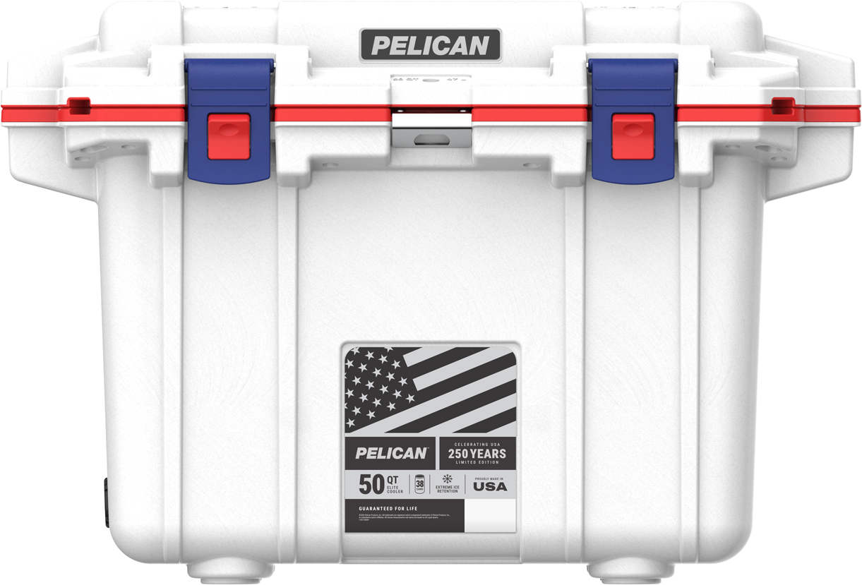 2025_PEL_Coolers_50Qt_Americana-BluLtch_Front_Mockup_med